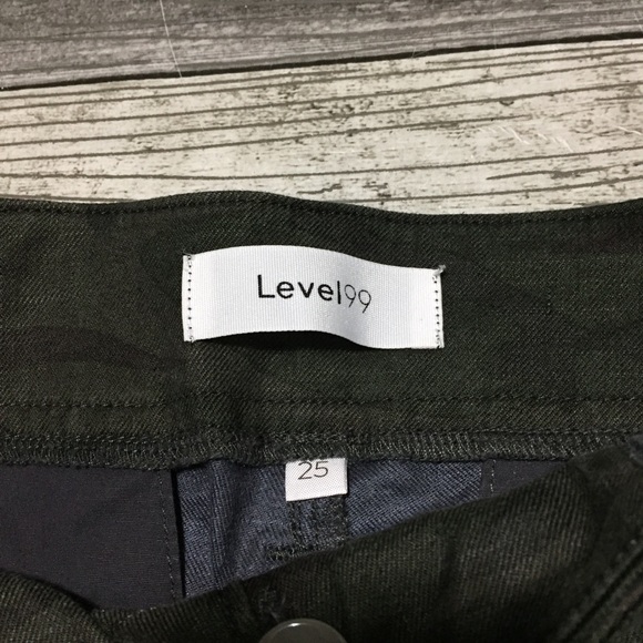 Level 99 Camo Wide Leg Crop Pants Women’s 25 (Inseam 23.5) Linen Lyocell - Picture 9 of 9
